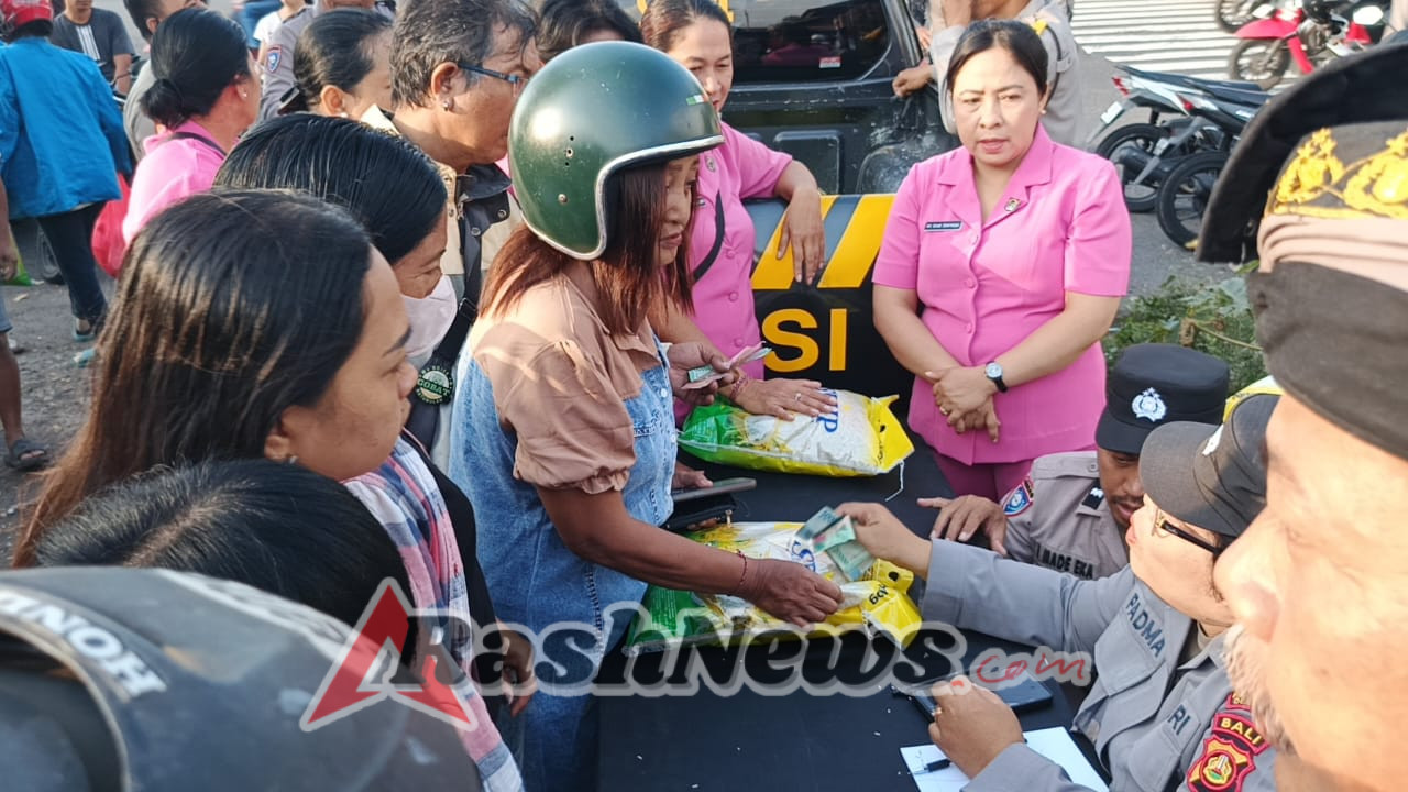 Polsek Dentim Gelar Gerakan Pangan Murah Jelang HUT RI ke-80