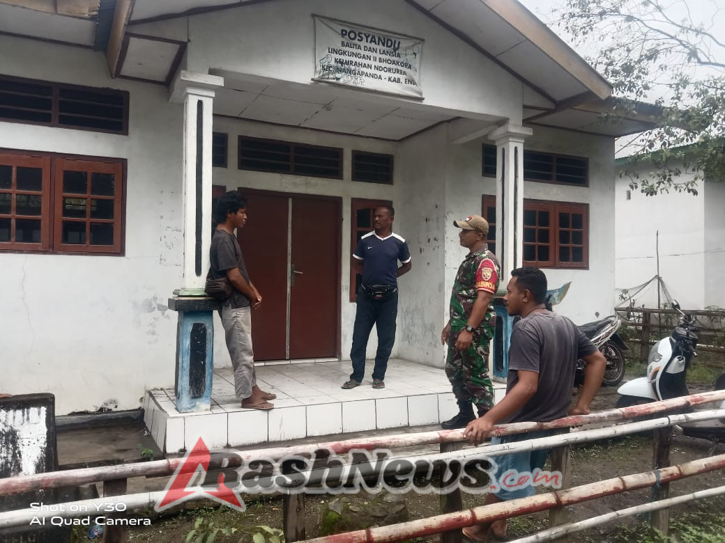 Kopda Faisal Idrus Ajak Warga Ndorurea Jaga Keamanan Lingkungan