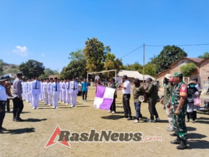 Semangat Kemerdekaan Membara di Kecamatan Bolo Bersama Personil Koramil
