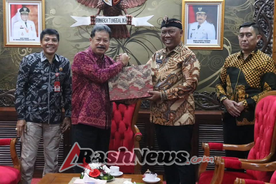 Wabup Tabanan dan Lampung Tengah Bahas Kerja Sama Pengelolaan Destinasi Wisata