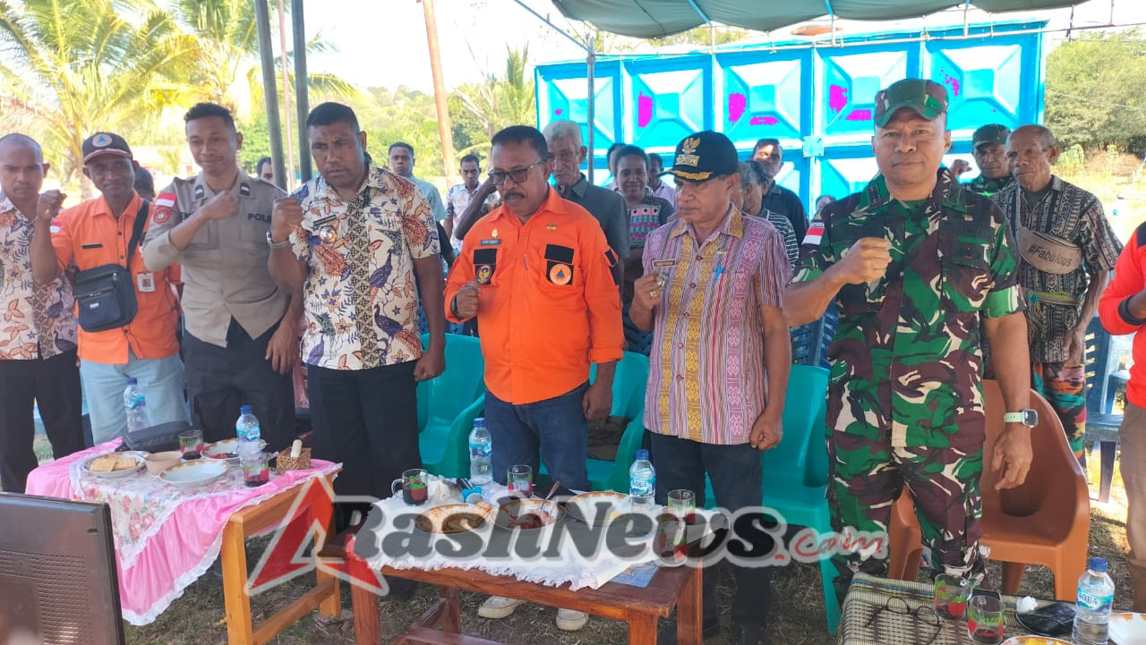 Kolaborasi BNPB dan TNI Hadirkan Air Bersih Untuk Warga