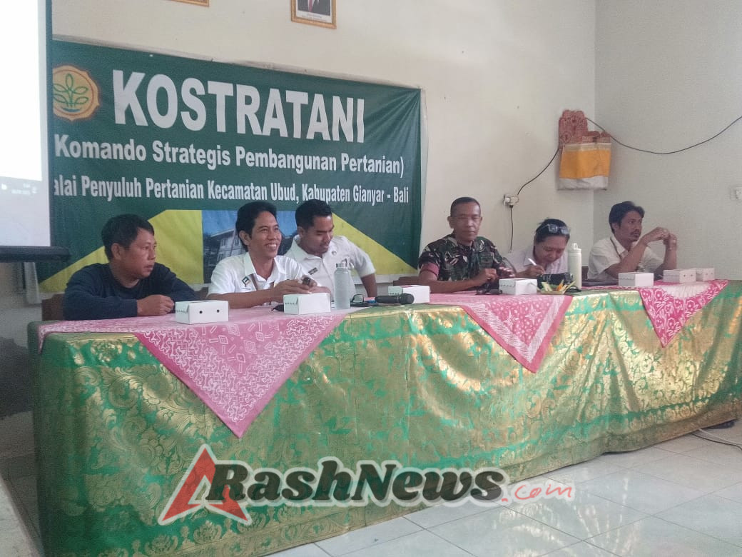 Rakor LTT Padi 2025, Danramil Ubud Tekankan Peran Aktif Babinsa dalam Pendampingan Petani