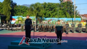 Upacara Bendera di Kodim Manggarai 1612/Manggarai, TNI Teguhkan Loyalitas dan Kesiapan Tugas Teritorial