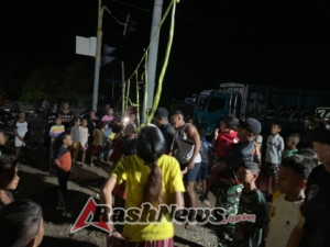 Semarak HUT RI Ke-80 Pos Motaain Laksanakan Lomba Hiburan Untuk Masyarakat Perbatasan