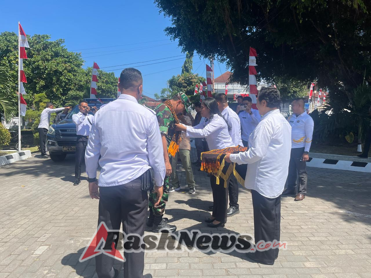 Dandim Ende Apresiasi Program Remisi dalam Peringatan Kemerdekaan RI ke-80 di Lapas Kelas IIB