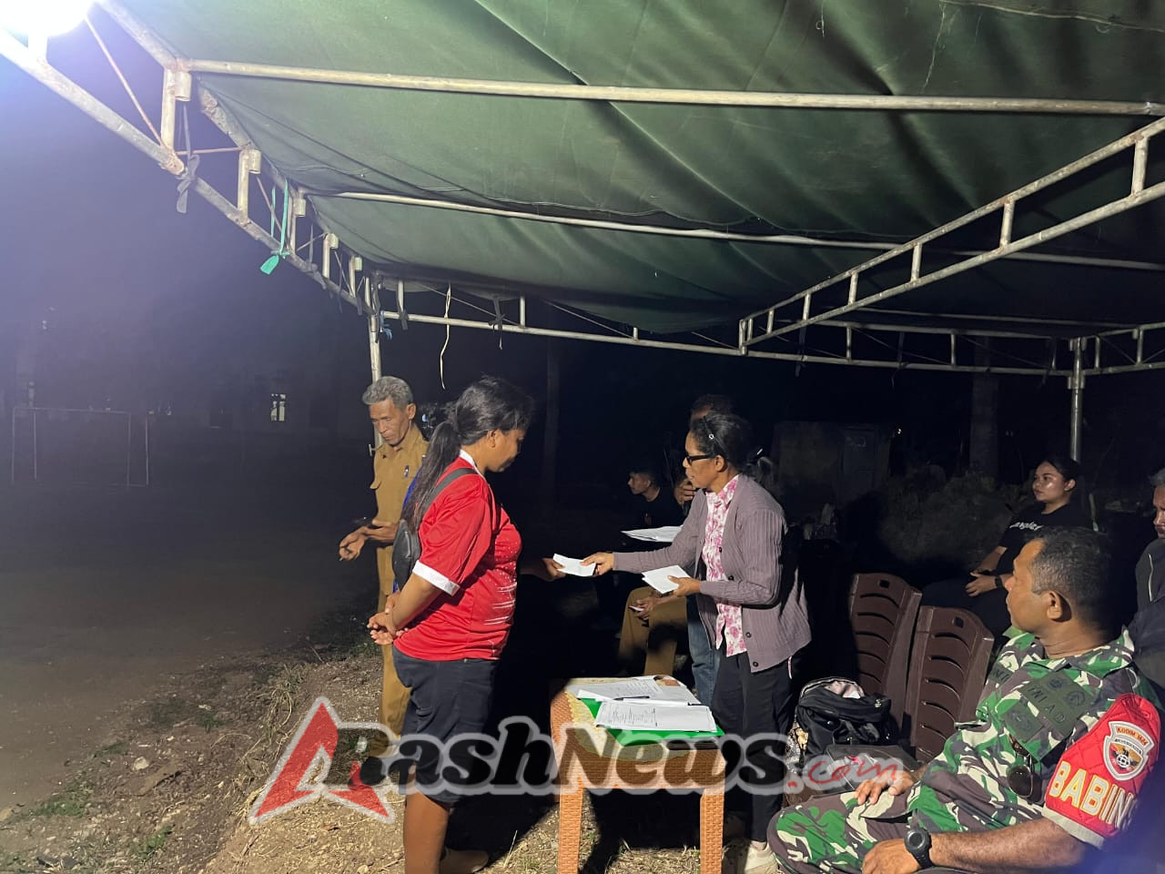 Penutupan Lomba HUT RI Ke-80, Babinsa Beri Pengamanan