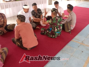 Danramil Ubud Bersama Forkopimcam Dukung Kelancaran Rangkaian Upacara Ngenteg Linggih