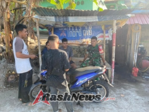 Melalui Komsos, Babinsa Kodim 1602/Ende Serap Aspirasi Warga Desa Pu’utaza