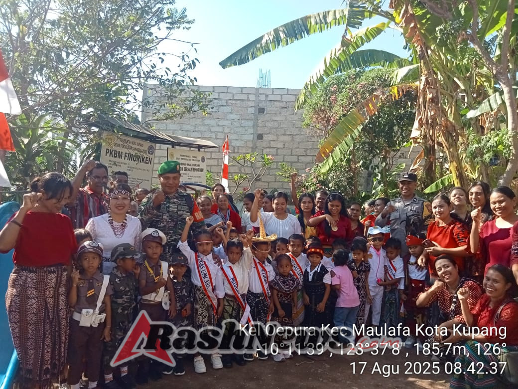 Babinsa Oepura Didik Generasi Muda Cinta Tanah Air