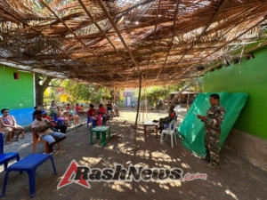 TNI dan Warga Bersinergi, Kodim 1622/Alor Salurkan 50 Paket Sembako di Alor Selatan