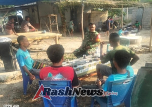 Babinsa Satkowil Koramil 1602-04/Mourole Tingkatkan Keamanan di Desa Otogedu