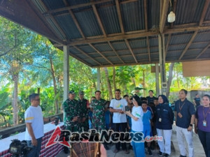 Danramil Kubutambahan mendukung Ketahan Pangan dalam pendukung penanaman pisang Cavendish