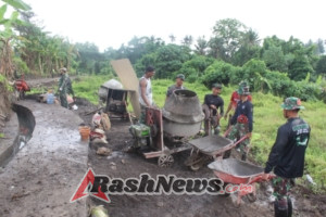 Dedikasi Dansatgas TMMD 125 Wujudkan Harapan Petani Desa Batuan