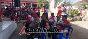 Porseni Bergulir, Babinsa Lembongan Gelar Pengamanan Wujud Dukungan
