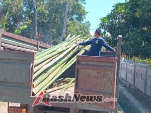 Gapura HUT RI ke-80 Kini Dalam Tahap Persiapan oleh Kodim 1608/Bima