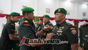 Danrem 161/WS Pimpin Sertijab, Kasi Log dan Tiga Dandim Dataran Flores Resmi Berganti