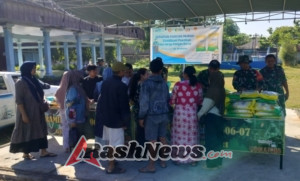 Warga Antusias Sambut Pasar Murah Beras SPHP di Gunungsari