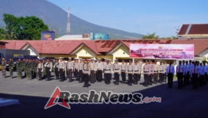 Kasdim 1612/Manggarai Hadiri Peringatan Hari Juang Polri di Mapolres Manggarai