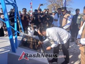 Koramil Alak dan Polsek Alak Bersinergi Laksanakan Pengamanan Peresmian Sumur Bor