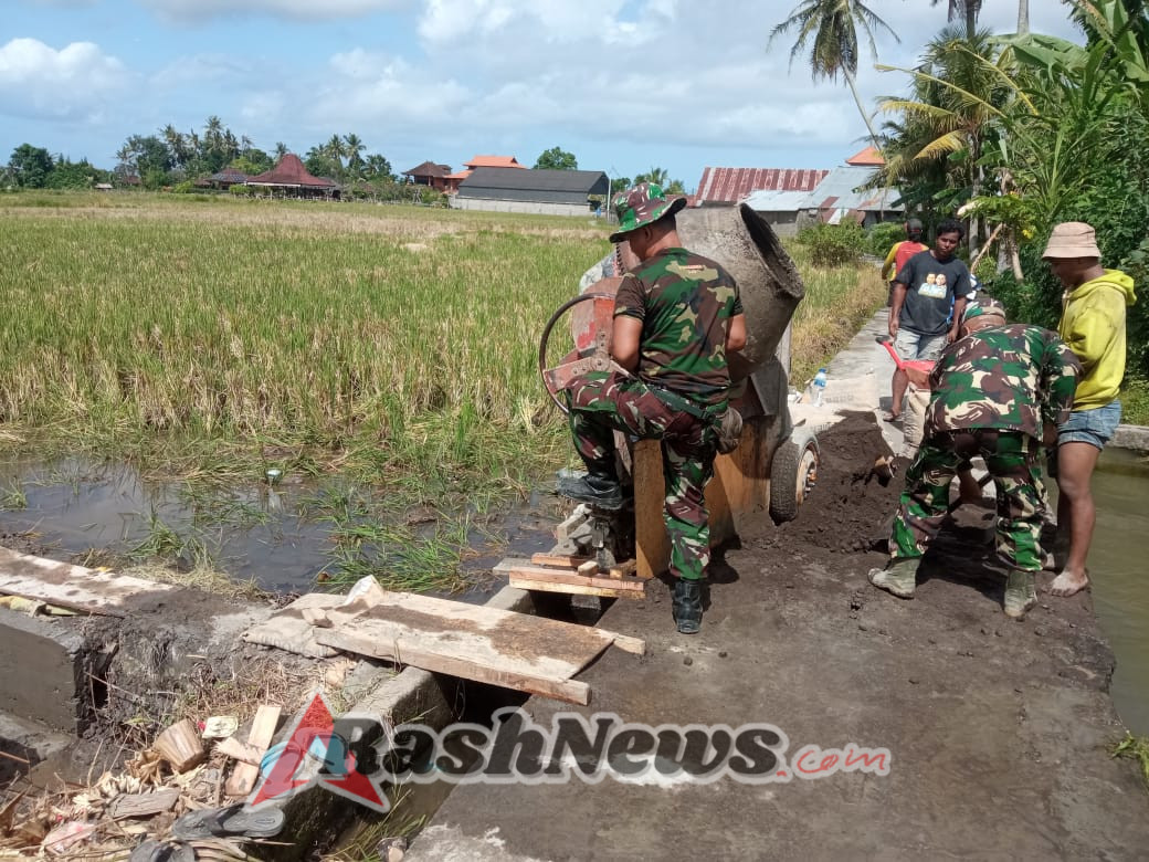 Kepemimpinan Kadus Gede Puja Jadi Kunci Lancarnya TMMD Desa Batuan