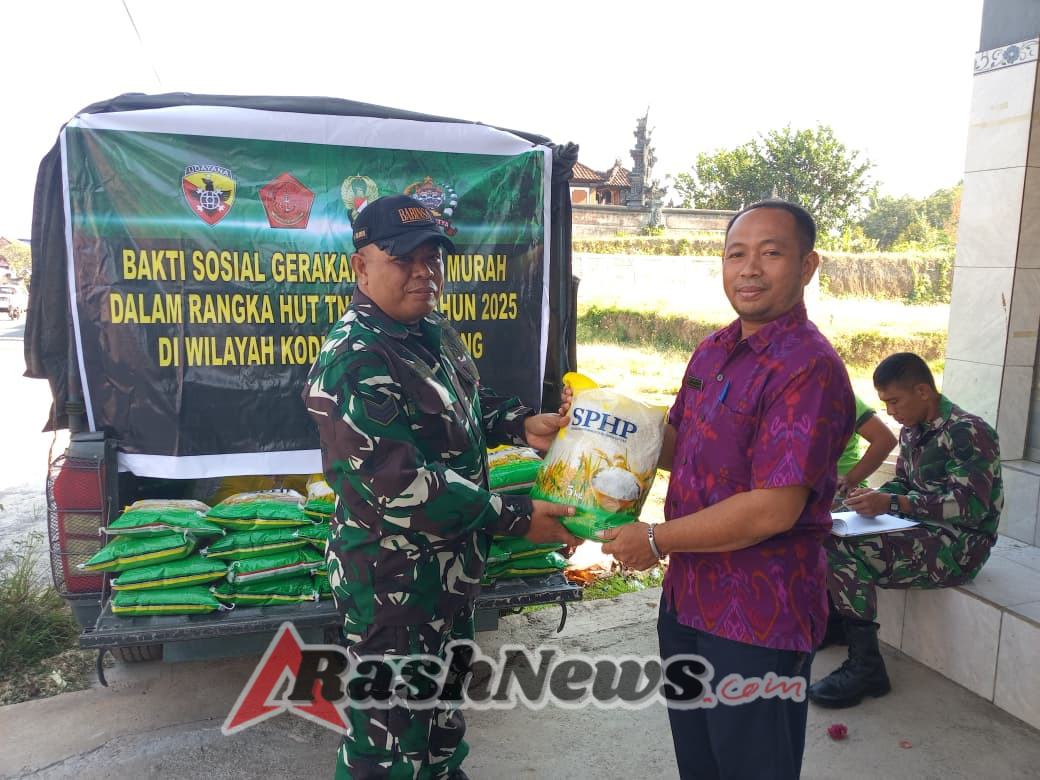 Gerakan Pangan Murah Kodim 1609/Buleleng Ringankan Beban Masyarakat Seririt