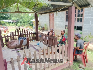 Kehadiran Babinsa Meningkatkan Rasa Aman Warga Desa Wolooja, Ende