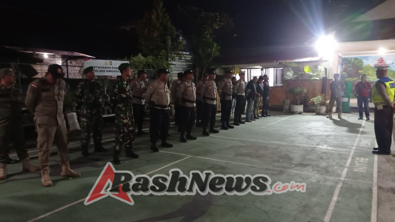 Koramil 01-1609/Buleleng Tegaskan Komitmen Jaga Kamtibmas Lewat Patroli Bersama