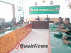 Kunjungan tim Dalwas Proggiatter tahun 2025 di sambut langsung Dandim 1623/Karangasem.
