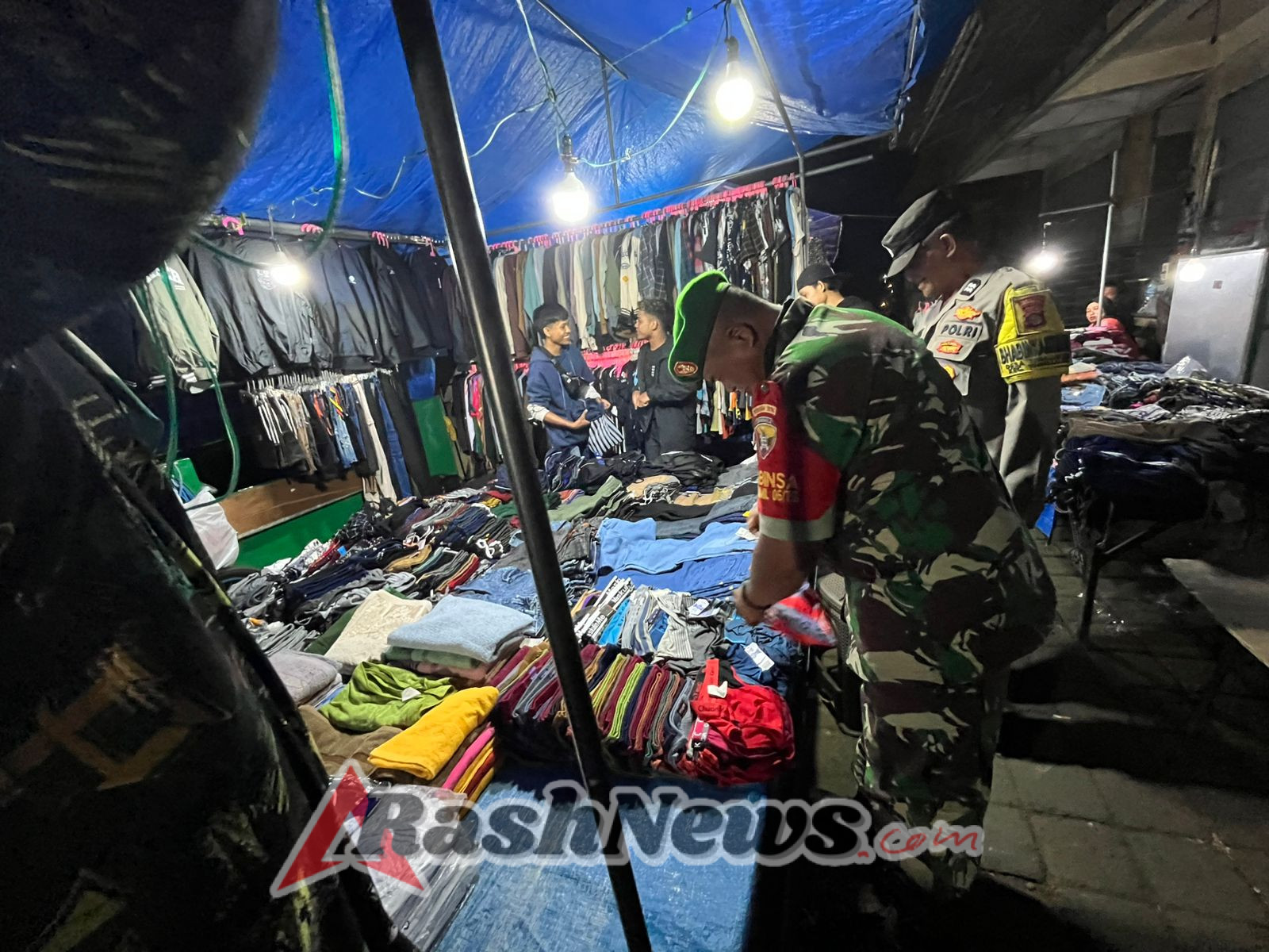 Cegah Gangguan Kamtibmas, Koramil 1616-06/Tegallalang Bersinergi dalam Patroli Gabungan