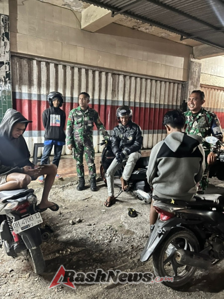 Pastikan Situasi Aman dan Kondusif, Anggota Kodim 1621 TTS, Sisir Di Setiap Keramaian Kota So’e