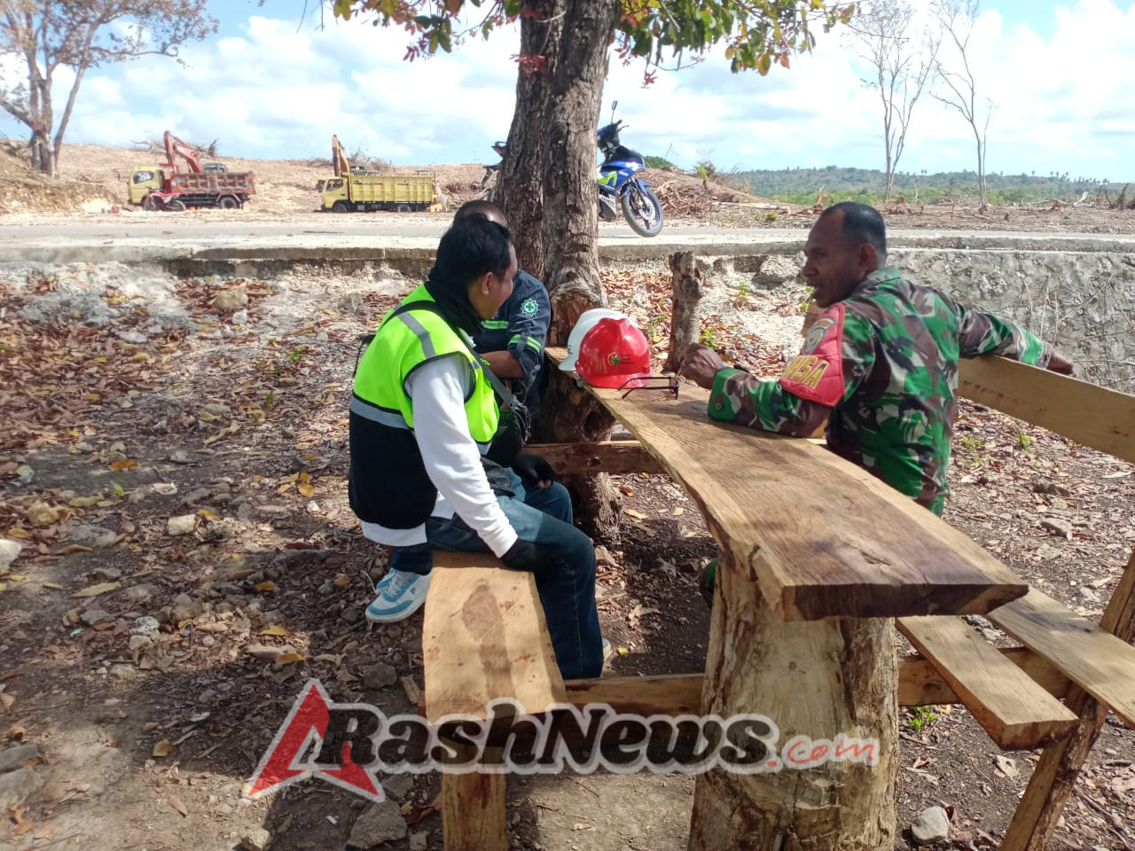 Personel TNI Kawal Proyek Strategis Nasional Kawasan Garam di Rote Ndao
