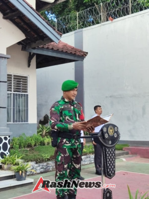 ‎Upacara Bendera di Lapas Selong, Warga Binaan Ikut Kobarkan Semangat Nasionalisme