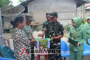 Dandim 1601/Sumba Timur Pimpin Kegiatan Sosial Menyambut HUT TNI ke-80