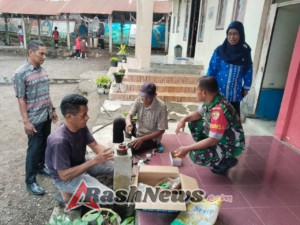 Babinsa Ende Sambangi Sekolah dan Masyarakat, Pastikan Situasi Tetap Aman dan Kondusif