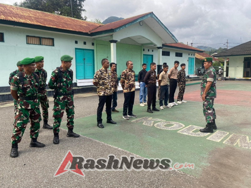 Letda Inf Muhammad Nasir Pimpin Patroli Gabungan Kodim 1602/Ende dan Ormas Kepemudaan