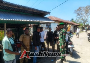 Koramil 1603-05/Bola Perkuat Kemanunggalan TNI-Rakyat Lewat Patroli