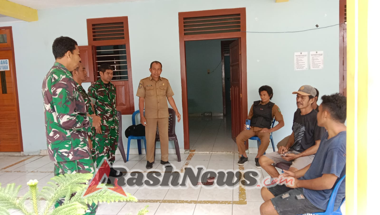 Kegiatan Siskamling Pagi di Kelurahan Paruga Berjalan Aman dan Tertib