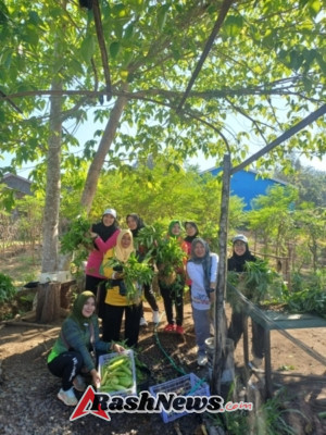 Ny. Annisa Janu Hendarto: Panen Organik Wujud Kepedulian Persit untuk Lingkungan