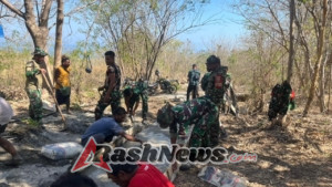 HUT ke-80 TNI, Kodim Sikka Gelar Bakti Teritorial PRIMA di Desa Hoder