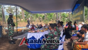 Dukung program TNI manunggal air, Kodim 1623/Karangasem melaksanakan pengeboran sumur di Wilayah Kec.Kubu.