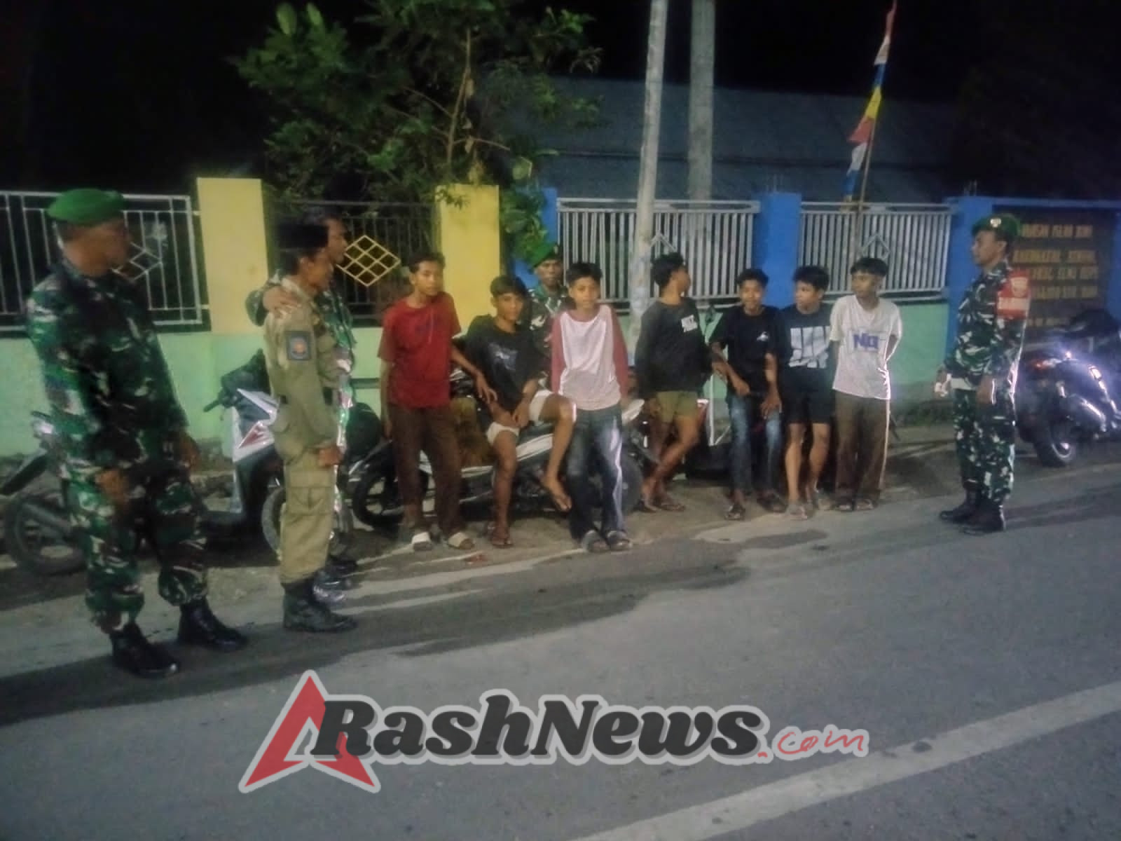 Apel Pengecekan di Posramil Langgudu Tanda Suksesnya Patroli Siskamling