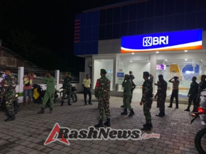 Wujud Kebersamaan, Koramil 1603-04/Kewapante Bersama Elemen Masyarakat Jaga Kamtibmas Lewat Patroli Malam