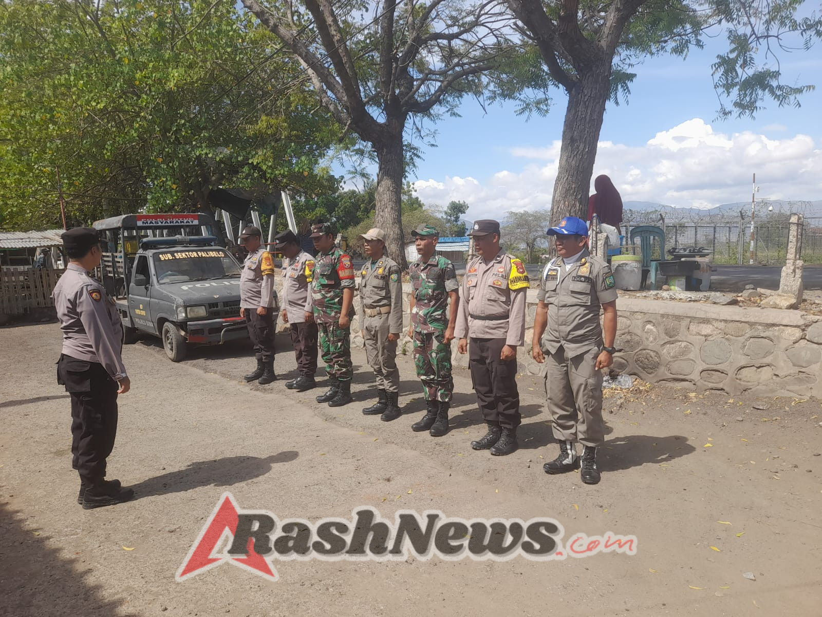 Danramil Woha: Patroli Gabungan Bentuk Nyata Sinergitas TNI-Polri dan Pemerintah Daerah