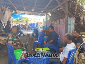Babinsa Koramil 1627-02/PB Hadiri Acara Adat Masuk Tuu di Desa Hundihopo