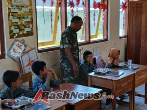 Peran Babinsa Taliwang Nyata, Wujud Kepedulian Lewat Pendampingan Program Makan Bergizi Gratis