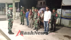 Kegiatan Patroli Mandiri Siskamling Koramil Monta Jaga Kondusivitas Wilayah Kecamatan