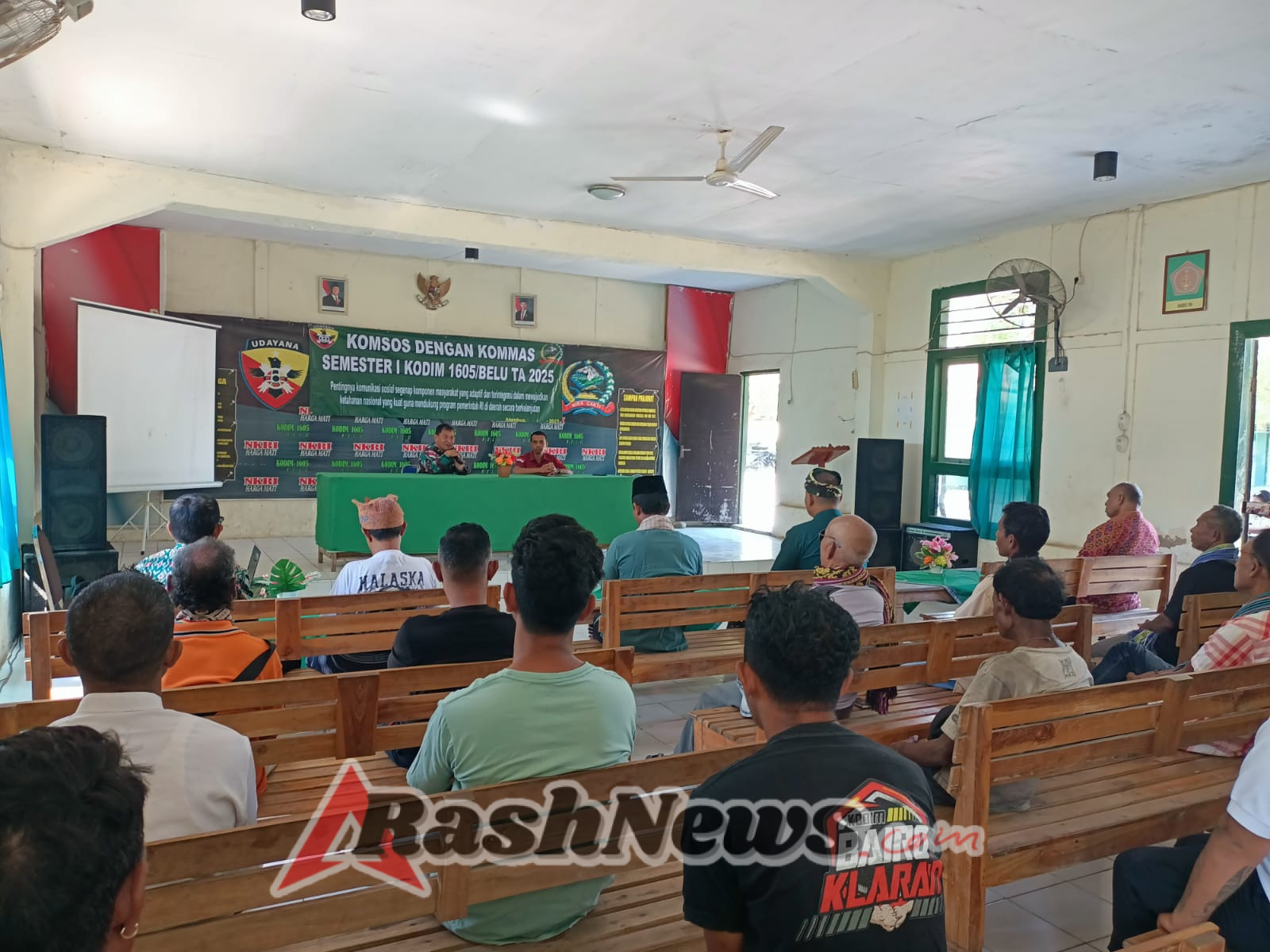 Wujudkan Ketahanan Nasional Yang Kuat, Kodim Belu Gelar Komsos Dengan Komponen Masyarakat