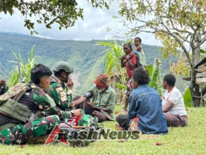Kasih Satgas Yonif 743/PSY Hadirkan Harapan Sehat di Kampung Talilime