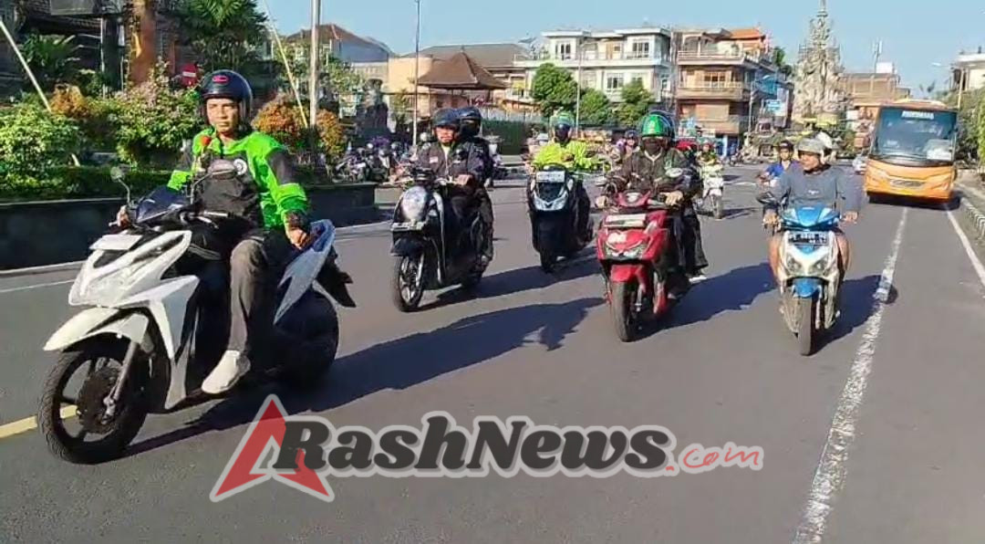 Mantap, TNI-Polri Dan Gojek Di Klungkung Ciptakan Kondusifitas Wilayah Melalui Patroli Gabungan