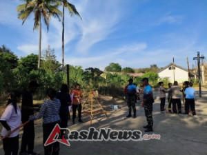 Kegiatan Wasbang oleh Satgas Pamtas di SMP S Putri ST. Xaverius